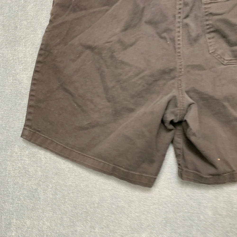 Vans Chino Shorts Mens Medium Black Slash Pockets Casual Summer Drawstring Waist